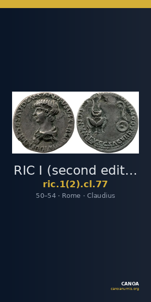 RIC I (second edition) Claudius 77 — CANOA