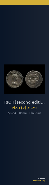 RIC I (second edition) Claudius 79 — CANOA