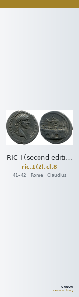 RIC I (second edition) Claudius 8 — CANOA
