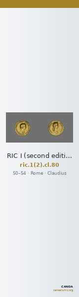 RIC I (second edition) Claudius 80 — CANOA