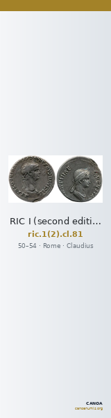 RIC I (second edition) Claudius 81 — CANOA