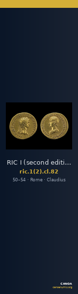 RIC I (second edition) Claudius 82 — CANOA
