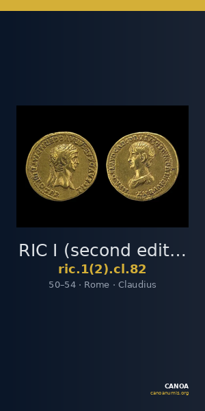 RIC I (second edition) Claudius 82 — CANOA