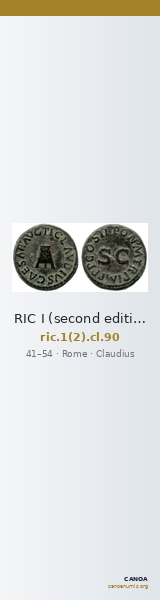 RIC I (second edition) Claudius 90 — CANOA