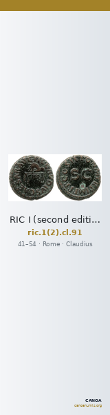 RIC I (second edition) Claudius 91 — CANOA