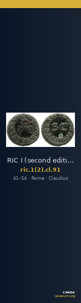 RIC I (second edition) Claudius 91 — CANOA