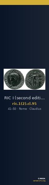 RIC I (second edition) Claudius 95 — CANOA