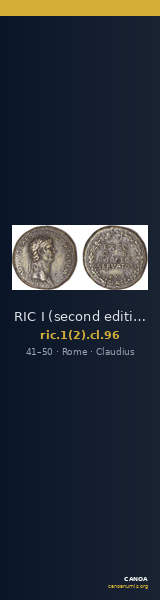 RIC I (second edition) Claudius 96 — CANOA