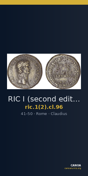 RIC I (second edition) Claudius 96 — CANOA