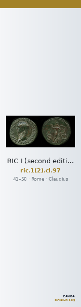 RIC I (second edition) Claudius 97 — CANOA