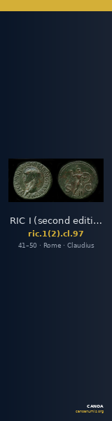 RIC I (second edition) Claudius 97 — CANOA