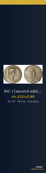 RIC I (second edition) Claudius 99 — CANOA