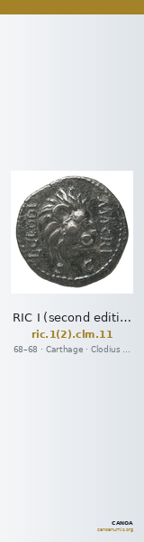 RIC I (second edition) Clodius Macer 11 — CANOA