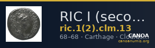 RIC I (second edition) Clodius Macer 13 — CANOA
