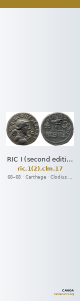 RIC I (second edition) Clodius Macer 17 — CANOA