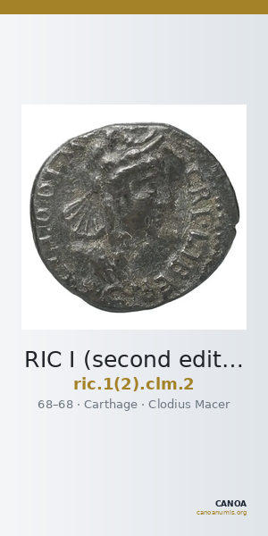 RIC I (second edition) Clodius Macer 2 — CANOA