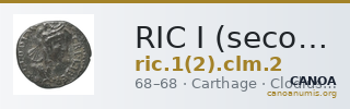 RIC I (second edition) Clodius Macer 2 — CANOA
