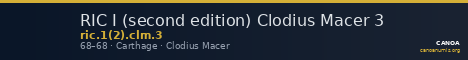 RIC I (second edition) Clodius Macer 3 — CANOA