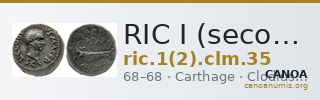 RIC I (second edition) Clodius Macer 35 — CANOA