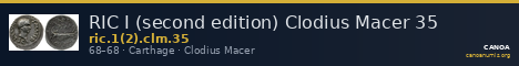 RIC I (second edition) Clodius Macer 35 — CANOA