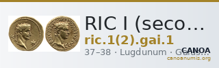 RIC I (second edition) Gaius/Caligula 1 — CANOA