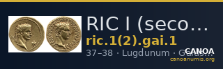 RIC I (second edition) Gaius/Caligula 1 — CANOA
