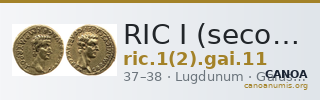 RIC I (second edition) Gaius/Caligula 11 — CANOA
