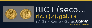 RIC I (second edition) Gaius/Caligula 13 — CANOA