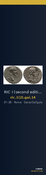 RIC I (second edition) Gaius/Caligula 14 — CANOA