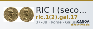 RIC I (second edition) Gaius/Caligula 17 — CANOA
