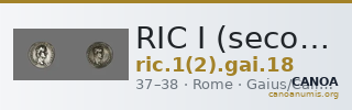 RIC I (second edition) Gaius/Caligula 18 — CANOA