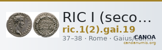 RIC I (second edition) Gaius/Caligula 19 — CANOA