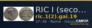 RIC I (second edition) Gaius/Caligula 19 — CANOA
