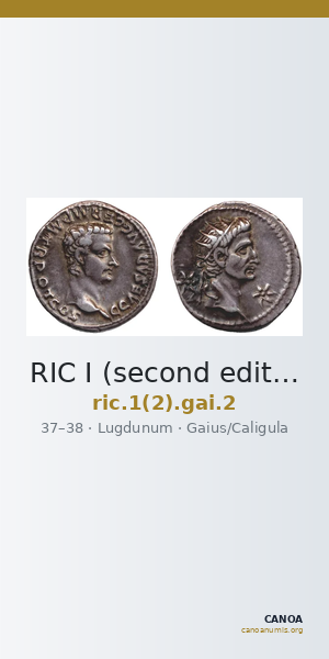 RIC I (second edition) Gaius/Caligula 2 — CANOA