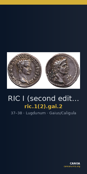 RIC I (second edition) Gaius/Caligula 2 — CANOA