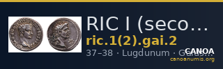 RIC I (second edition) Gaius/Caligula 2 — CANOA