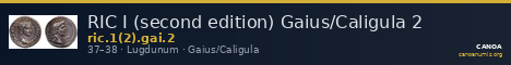 RIC I (second edition) Gaius/Caligula 2 — CANOA