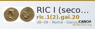 RIC I (second edition) Gaius/Caligula 20 — CANOA
