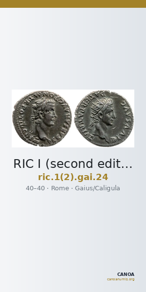 RIC I (second edition) Gaius/Caligula 24 — CANOA