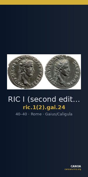 RIC I (second edition) Gaius/Caligula 24 — CANOA