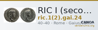 RIC I (second edition) Gaius/Caligula 24 — CANOA