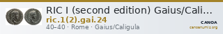 RIC I (second edition) Gaius/Caligula 24 — CANOA