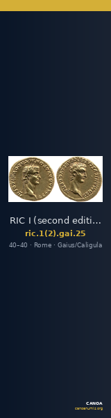 RIC I (second edition) Gaius/Caligula 25 — CANOA