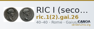 RIC I (second edition) Gaius/Caligula 26 — CANOA