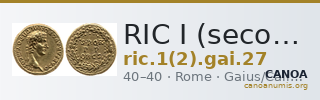 RIC I (second edition) Gaius/Caligula 27 — CANOA