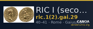 RIC I (second edition) Gaius/Caligula 29 — CANOA