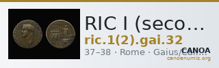 RIC I (second edition) Gaius/Caligula 32 — CANOA