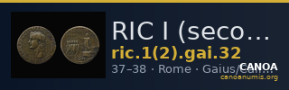 RIC I (second edition) Gaius/Caligula 32 — CANOA