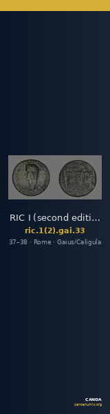 RIC I (second edition) Gaius/Caligula 33 — CANOA