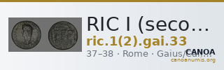 RIC I (second edition) Gaius/Caligula 33 — CANOA